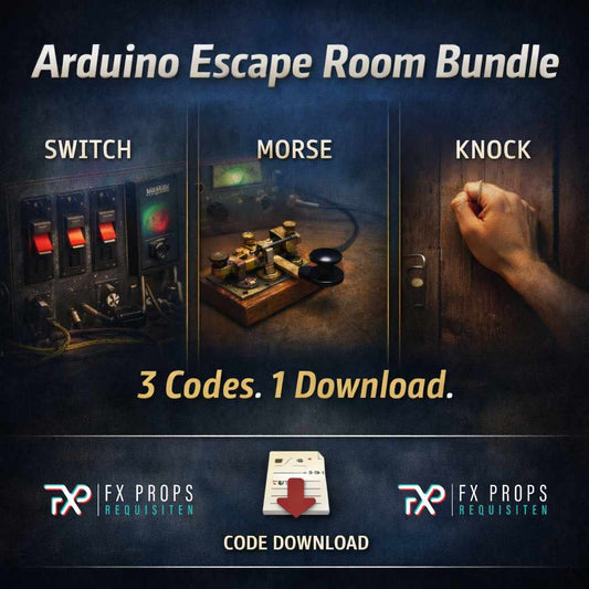 Arduino Escape Room Riddle Bundle - Switch, Morse & Knock