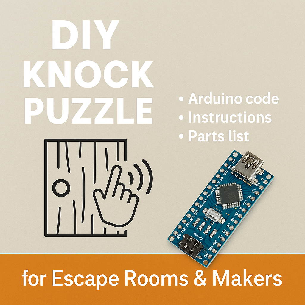 DIY Klopfrätsel mit Arduino – Digitales Set für Escape Rooms & Maker